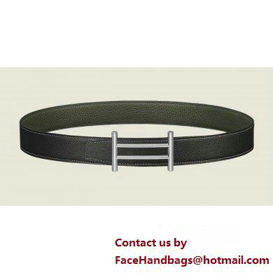 Hermes Rider belt buckle  &  Leather strap 32 mm 01 2023